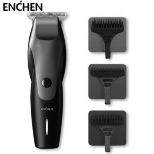 ENCHEN Hummingbird Hair Clippers For Men Barber Profesional Cordless Close Cutting T-blade Hair Trimmer With 3 Limit Combs