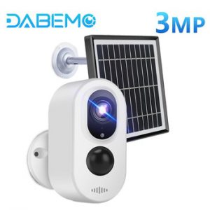 3MP Solar Camera WIFI Outdoor Street Wireless Security Camera 3.3W Solar Panel Battery Powered Bullet Mini Camera PIR Motion