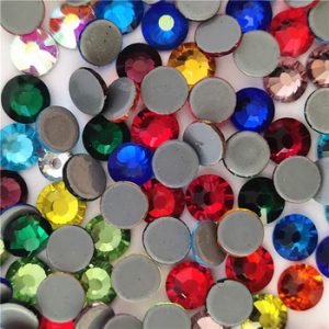 AAAA+ Quality Mixed Colors HotFix Rhinestones  ss6 ss10 ss16 ss20 ss30 Iron On Flatback Hot Fix Crystal For Luxury Dress