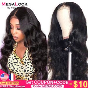 13x4 Front Wigs Lace Closure Wig Remy 30inch Megalook Brazilian Human Hair Lace Front Wigs 4x4 Lace Closure Wig Body Wave Wig