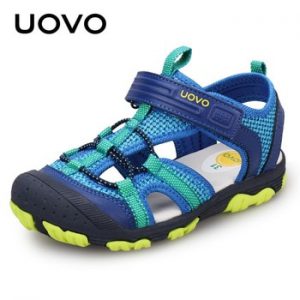 UOVO 2020 New Arrival Boys Sandals Children Sandals Closed Toe Sandals for Little and Big Sport Kids Summer Shoes Eur Size 25-35