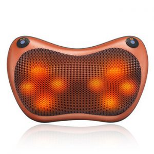 Neck Massager Pillow Car Home Office Cervical Shiatsu Massage Neck Back Waist Body Electric Massage Cushion Masage Gift