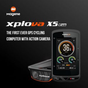 Magene Xplova X5 Evo Wireless GPS Bike Computer Waterproof Bluetooth 4.0ANT+ Bike Cycling Speedometer Cadence Support Heart Rate