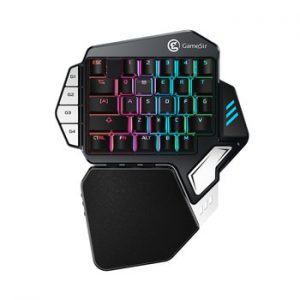 GameSir Z1 Gaming Keyboard with Blue Mechanical Switches One-handed Keypad for Mobile / PC Games PUBG Call of Duty