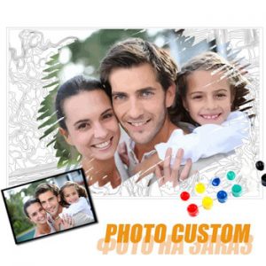 GATYZTORY Photo Custom Diy Painting By Numbers Personality Picture Customized Paint By Numbers Gift Acrylic Coloring By Numbers