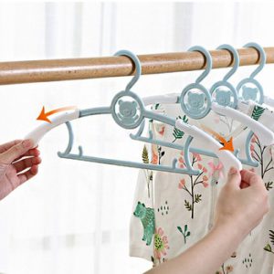 5/10/20pcs Baby Clothes Hanger Flexible Racks Plastic Clothing Display Kids Hangers Unmarked Children Coats Hanger Organizer