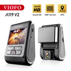 VIOFO A119 V2 Quad HD Car DVR Super Capacitor 2K 2560*1440P Car Dash Video Recorder DVR Optional GPS CPL Filter