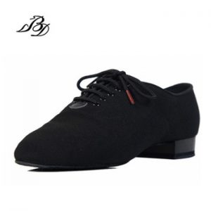 Sneakers BD Dance Shoes Men Shoes Square dance Social Ballroom Latin shoes 309 Black 317 Modern shoe Hot Oxford Cloth Heel 25mm