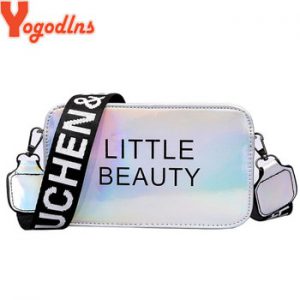 Yogodlns Summer Fashion personality Shoulder Bags womens' pouch colorful laser bags for women 2020 female crossbody bags