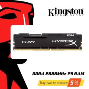 Original Kingston HyperX FURY 4GB 8GB 16GB Desktop Game RAM Memory DDR4 2666MHz CL16 DIMM 288-pin Internal Memoria For Gaming