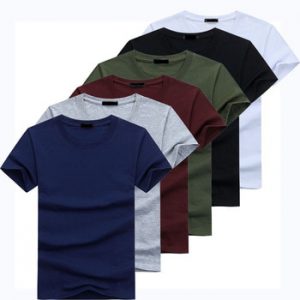 2020 6pcs/lot High Quality Fashion Men's T-Shirts Casual Short Sleeve T-shirt Mens Solid Casual Cotton Tee Shirt Summer Clothing