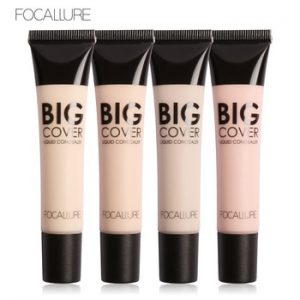 FOCALLURE Big Cover Liquid Concealer Moisturizing Oil-control Waterproof Contour Makeup Face Primer Face Cream Concealer