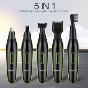 5 in1Electric Nose Ear Hair Trimmer Men Rechargeable Beard trimer  Face Eyebrow hair removal Sideburns Styling Hair Trimmer  53