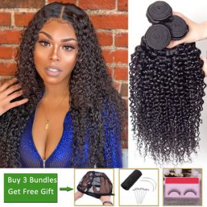 afro kinky curly hair 1/3 bundles deals human hair bundles bundles Peruvian brazilian hair weave bundles non-remy hair extension