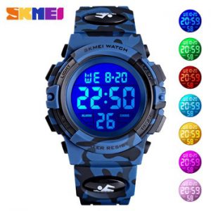 SKMEI Kids Watches Fashion Colorful Display Children's Watches Digital Waterproof Boys Watch Alarm relogio infantil Boy 1548