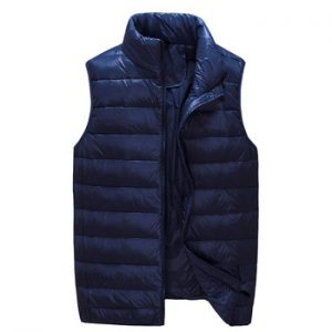 2018 New Arrival Men Sleeveless Jacket Winter Ultralight White Duck Down Vest Male Slim Vest Mens Windproof Warm Waistcoat