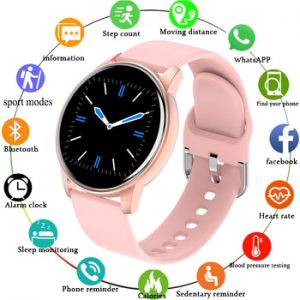 LIGE 2020 New Color Screen Smart Watch Women men Multifunctional Sport Heart Rate Blood Pressure IP67 Waterproof Smartwatch+Box