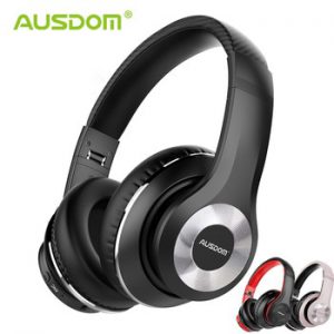 AUSDOM ANC10 Active Noise Cancelling Wireles Bluetooth Headphones 30 hours play time With HiFi Stereo Bluetooth 5.0 Headset