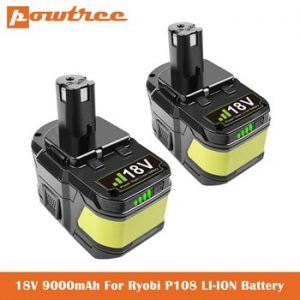 18V 9.0Ah Replacement Battery For Ryobi P104 P105 P102 P103 P107 P109 P108 P100 RB18L26 lithium-ion cordless tool battery L70