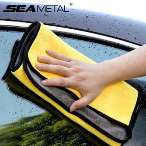 Car Microfiber Towel 30x30cm Microfiber Cleaning Cloths Auto Ultra-Thick Super Absorbent Car Washing Polishing Waxing and Drying