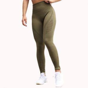 Nepoagym Khika Energy Seamless High Waist Leggings Compression Workout Pants Tummy Control Gym Pants Booty Scrunch Fitness Pants