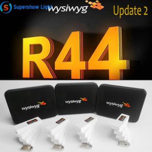 Lighting Software WYSIWYG Release 44 DJ Light MA2 Command Wing Moving Head DMX Controller R44 Latest Release Update 2 Dongle