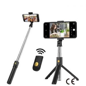 CE Certification Bluetooth Selfie Stick Remote Control Tripod Handphone Live Photo Holder Tripod Camera Self-Timer Artifact Rod