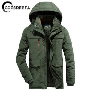 High Quality Winter Warm Thick Jacket Parkas Coat Men Casual Fleece Windbreaker Military Windproof Hat Parkas Jacket Men M-6XL