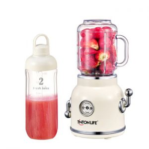 TINTONLIFE 220V Juicer Electric Multifunction Juice Blender Fruit Vegetables Food Maker With 550ml/600ml Portable Juice Cup