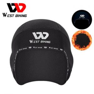 WEST BIKING Winter Skull Cap Helmet Liner Hat for Men Windproof Thermal Cycling Bike Bicycle Running Skiing Sports Headwear