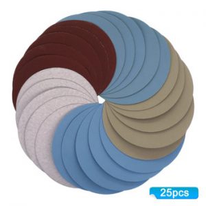 125mm 5'' Inches Grit 1000 /2000 /3000 /4000/ 5000 Sanding Discs Hook Loop Sandpaper Round Sandpaper Disk Sand Sheet Sanding