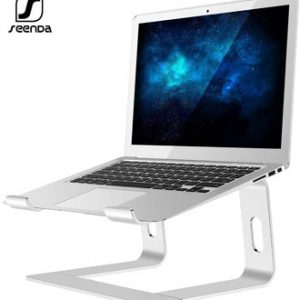 SeenDa Ergonomic Aluminum Laptop Mount Computer Stand Compatible Detachable Laptop Riser Notebook Holder For MacBook 10-15.6"