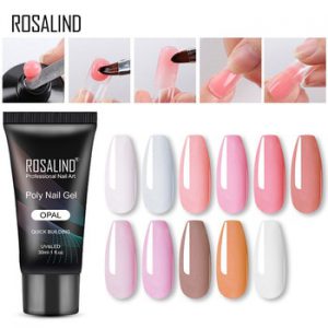 ROSALIND 30ml Acrylic Poly Extension Nail Gel For Manicure Nail Finger Extension Crystal Soak-off Quick poly nail gel polish