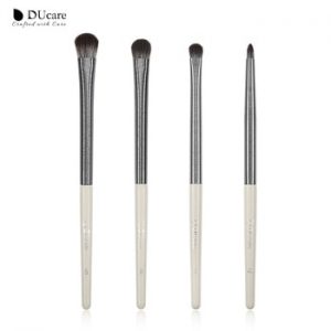 DUcare Makeup Brushes 4PCS Eyeshadow Brush Blending Eyebrow Make Up Brushes Synthetic Bristles Beauty Cosmetics Brush Set