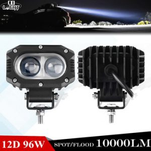 CO LIGHT 12D Offroad Led Work Light Bar 96W Spot/Flood Driving Work Barra Light Bar for Truck SUV ATV 12V 24V Car External Light