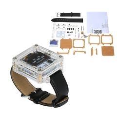 DIY Kit Electronic Watch Transparent LED Watch DIY LED Digital Tube Wristwatch Assemble SCM Awesome