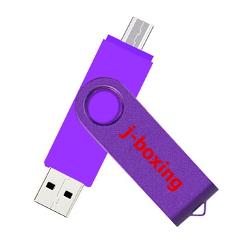 Purple USB Flash Drive OTG High Speed Memory Drive 64GB 32GB 16GB 8GB Storage Dual Micro USB Stick For Android /Tablets /PC/Mac