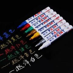 12 Colors Paint Marker Pen Waterproof Car Tyre Tire Tread CD Metal Permanent Paint Marker Graffti Oily Macador Caneta Stationery