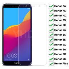 9H Full Cover Protective Glass For Huawei Honor 8X 8A 8C 8S Tempered Glass Honor 7A 7C 7X 7S 9X 9A 9C 9S Play Screen Protector