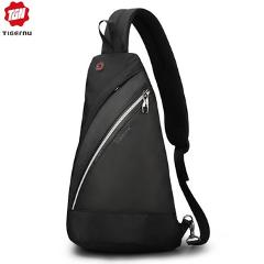 Tigernu New Casual Men  Bags Light Fashion High Quality Splashproof Chest bag Black  For Teens  Chest Bags