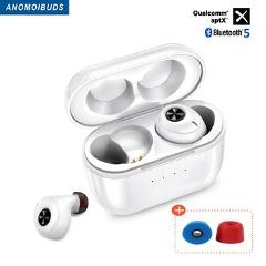 Anomoibuds QCC010 TWS Bluetooth 5.0 Earphones Qualcomm aptX Wireless Earbuds Noise Cancellation with Microphones