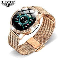 LIGE Fashion smart watch women men Sport waterproof clock Heart rate sleep monitor For iPhone Call reminder Bluetooth smartwatch