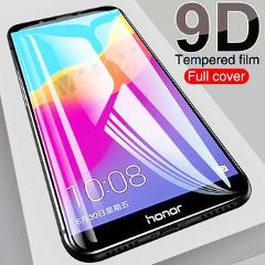 9D Full Cover Protective Glass For Huawei Honor 7A 7C 7S 7X Tempered Glass For honor 8 9 Lite V9 Play Screen Protector Film Case