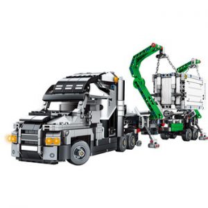 SEMBO 1202pcs City Big Truck Engineering Buiding Blocks Technic Mark Container Vehicles Car Figures Bricks Toys For Children