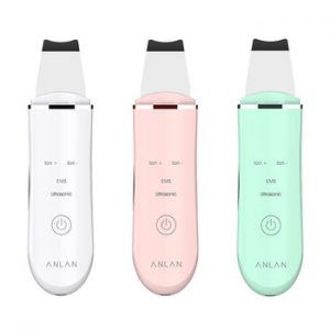 ANLAN Ultrasonic Skin Scrubber Deep Face Cleaning Machine Peeling Shovel Facial Pore Cleaner Face Skin Scrubber Lift Machine