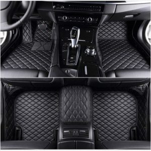 Flash mat leather car floor mats for Toyota Rav4 2009-2014 2015 2016 2017 2018 Custom auto foot Pads automobile carpet cover