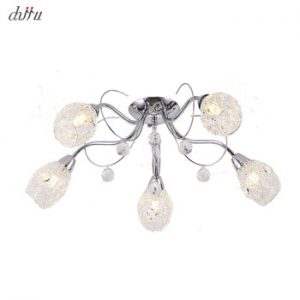 New led Chandelier For Living Room Bedroom Home chandelier 25W 5 E14 bulb Led hanglight lustre crystal Chandeliers Lamp