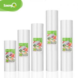 saengQ vacuum bags for food Vacuum Sealer Food Fresh Long Keeping 12+15+20+25+30cm*500cm Rolls/Lot bags for vacuum packer