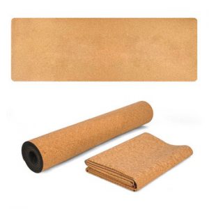 183X68cm Natural Cork TPE Yoga Mat Fitness Gym Sports Mats Pilates Exercise Pads Non-Slip Yoga Mats 5mm Absorb Sweat Odorless