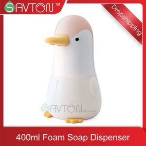 SAVTON Penguin Automatic Foam Soap Dispenser Induction Hand Washing For Kitchen Bathroom Children Infrared Sensor Foaming Pump